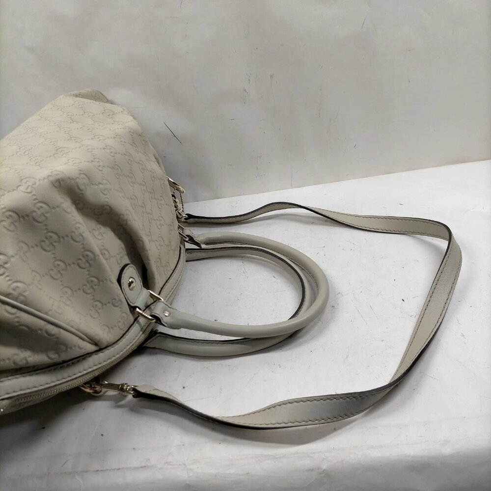 Gucci White Leather Handbag - Picture 8 of 16